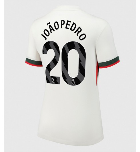 Chelsea Joao Pedro #20 Venkovní Dres pro Dámské 2025-26 Krátký Rukáv Chelsea Joao Pedro #20 Venkovní Dres pro Dámské 2025-26 Krátký Rukáv